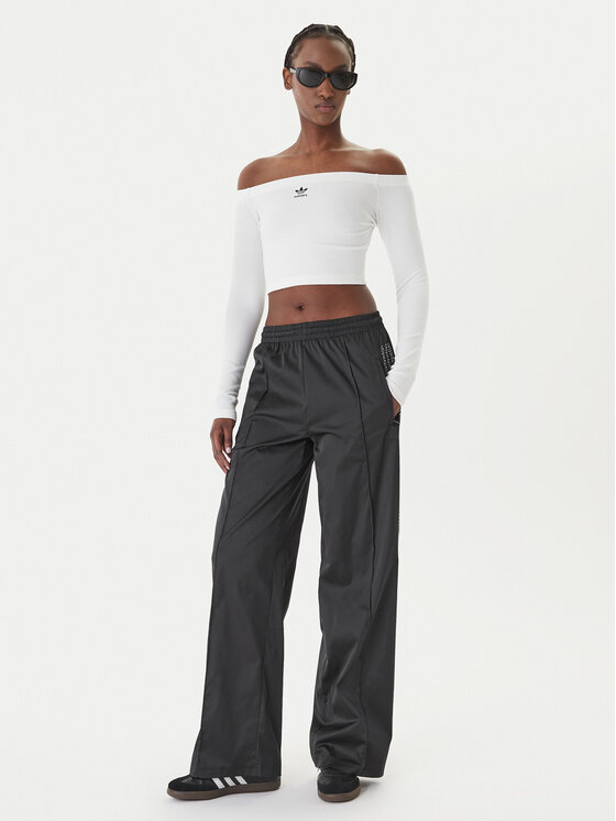 adidas adidas Bluză Essentials KE3153 Alb Slim Fit