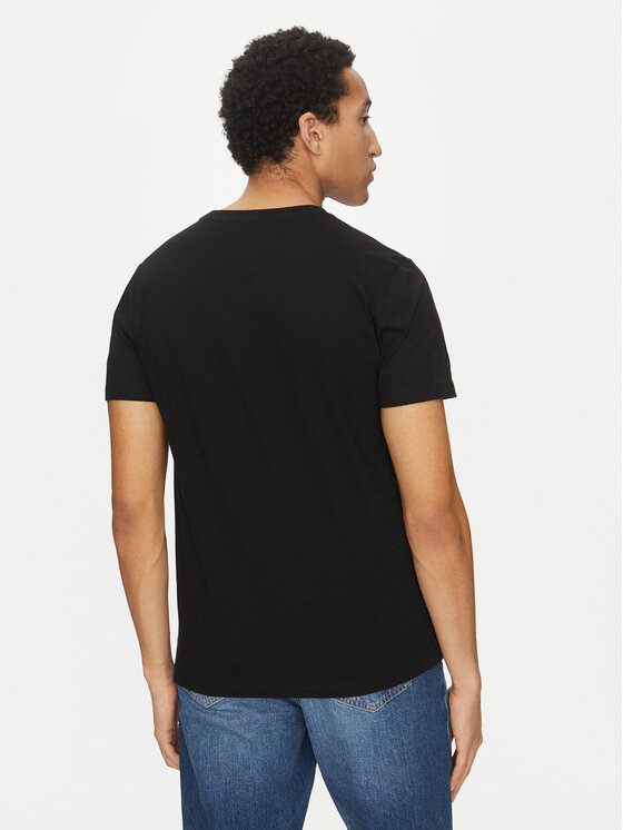 Gap Gap T-Shirt 502020-03 Czarny Regular Fit
