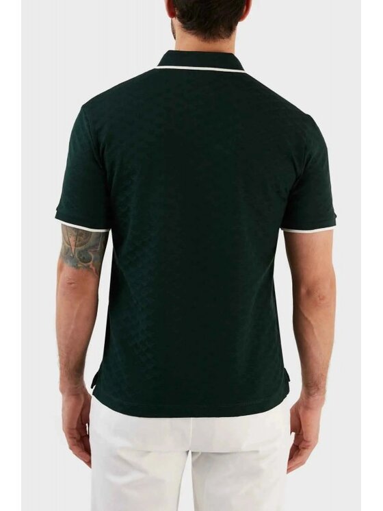 Emporio Armani Emporio Armani Polokošeľa 8N1FP0 1JHWZ Čierna Regular Fit