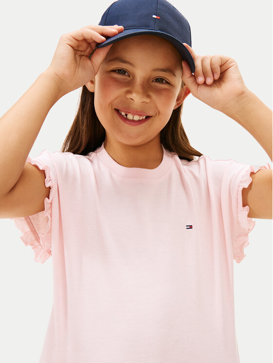 Tommy Hilfiger Tommy Hilfiger T-Shirt KG0KG08970 D Ροζ Regular Fit