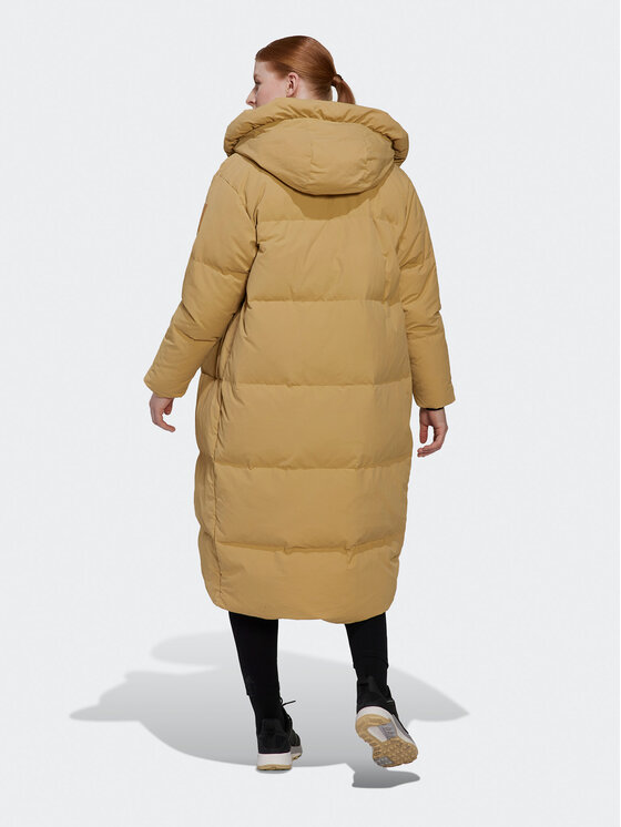 adidas adidas Pūkinė striukė Big Baffle HN9938 Smėlio Regular Fit