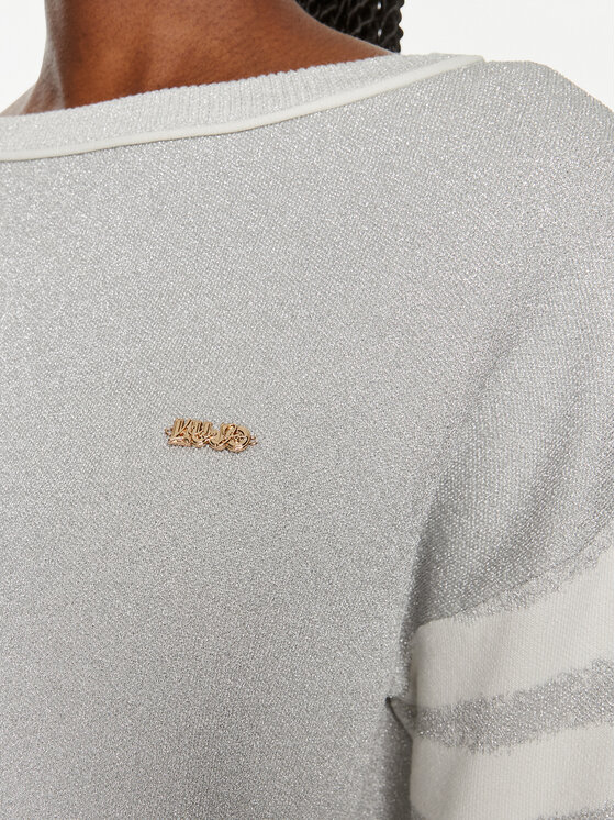 Liu Jo Sport Liu Jo Sport Πουλόβερ q-roa-33038 Λευκό Regular Fit