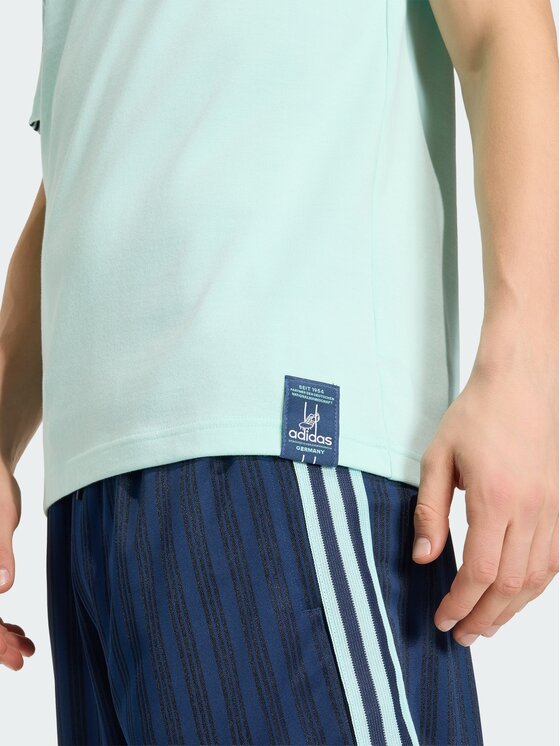 adidas adidas Koszulka techniczna 161699 Turkusowy Slim Fit