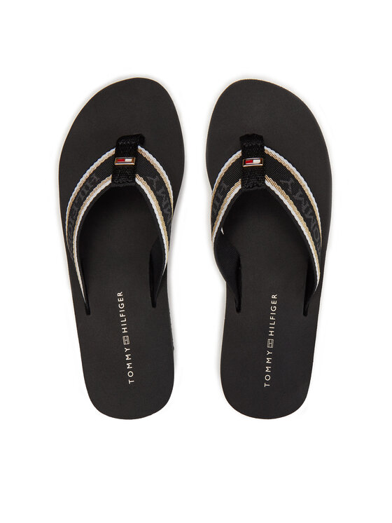 Tommy Hilfiger Tommy Hilfiger Σαγιονάρες Im Platform Beach Sandal FW0FW08236 Μαύρο