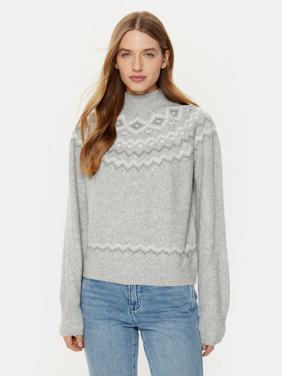 Guess Guess Пуловер W4PR0Z Z3LQ0 Сив Regular Fit