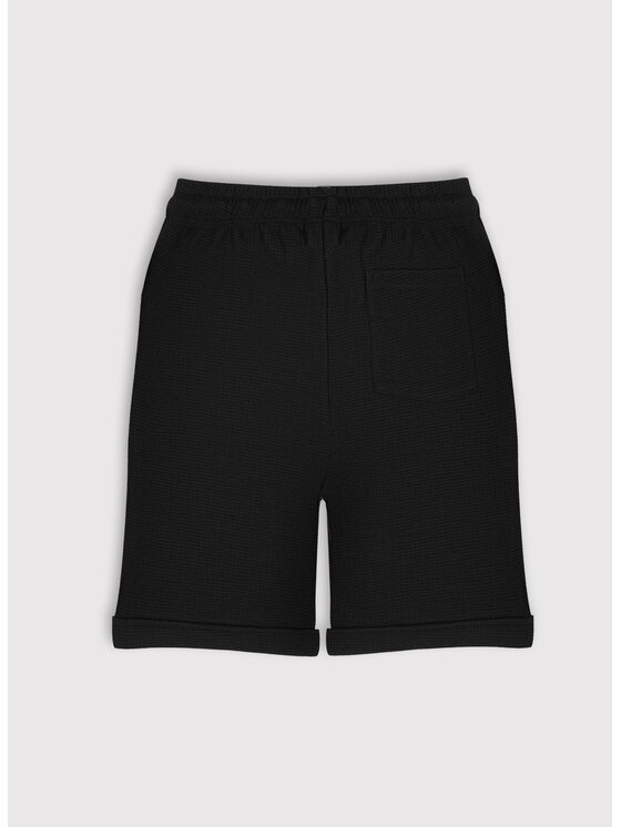 Pako Lorente Pako Lorente Szorty materiałowe P26SF-WS-013 Czarny Classic Fit