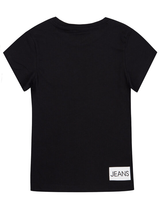 Calvin Klein Jeans Calvin Klein Jeans Marškinėliai Institutional IG0IG00380 Juoda Slim Fit