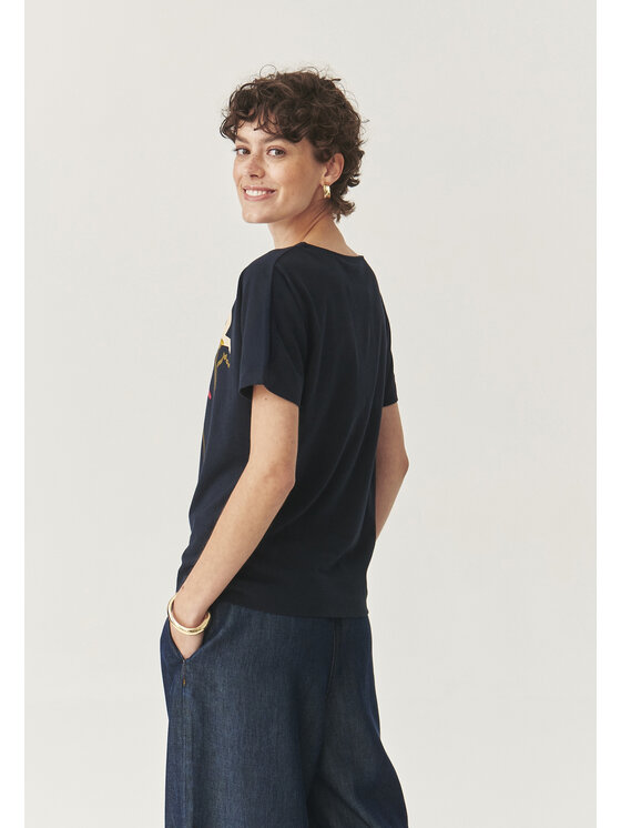 TATUUM Tatuum T-Shirt LALI Granatowy Classic Fit