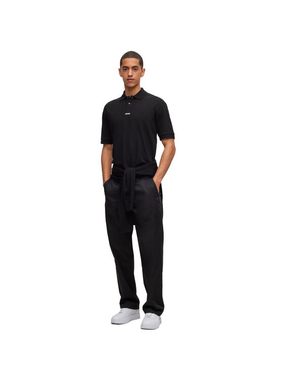 HUGO Hugo Polo 23784 Czarny Slim Fit