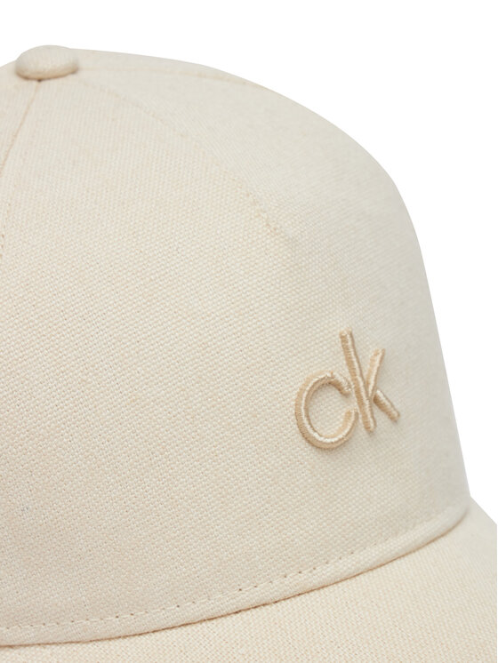 Calvin Klein Calvin Klein Шапка с козирка Raised Embroidery K60K613118 Екрю