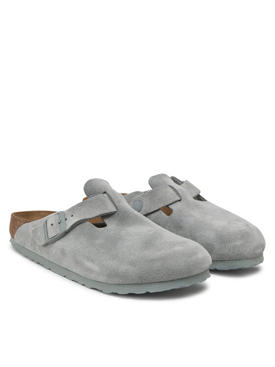 Birkenstock Birkenstock Natikače Boston zamsz 1029214 Siva