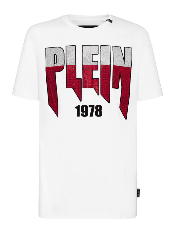PHILIPP PLEIN PHILIPP PLEIN Tričko 7959 Biela Regular Fit