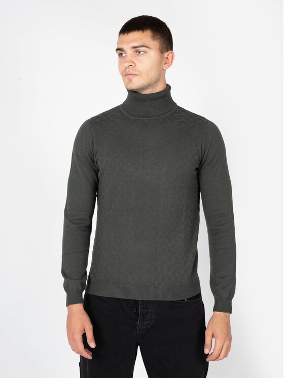 Antony Morato Antony Morato Svetr MMSW01188YA200066 Zelená Regular Fit