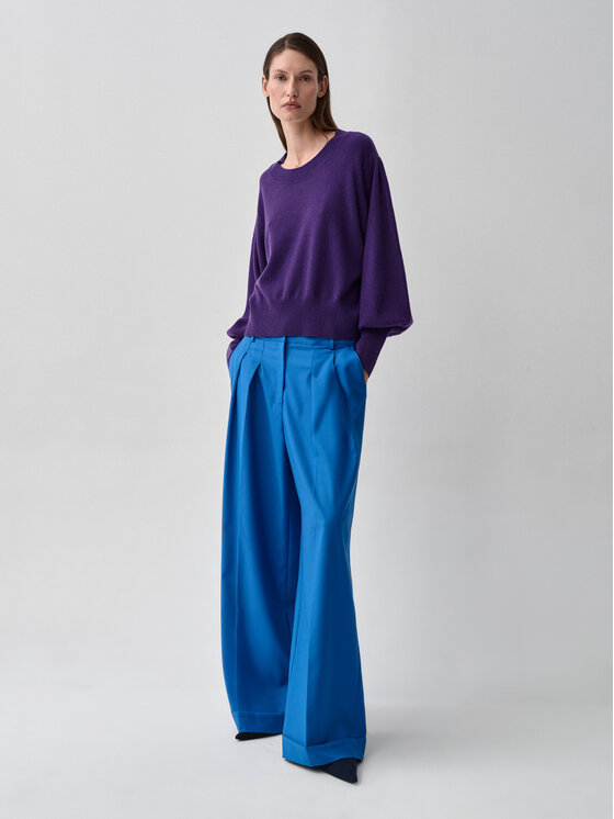 TATUUM TATUUM Sweter LILA B Fioletowy Fitted Fit