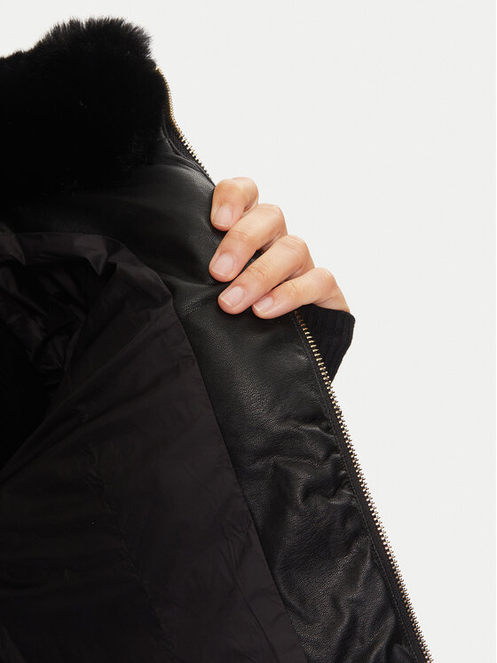 LOLA CASADEMUNT LOLA CASADEMUNT Μπουφάν χειμωνιάτικο LF2401018 Μαύρο Regular Fit