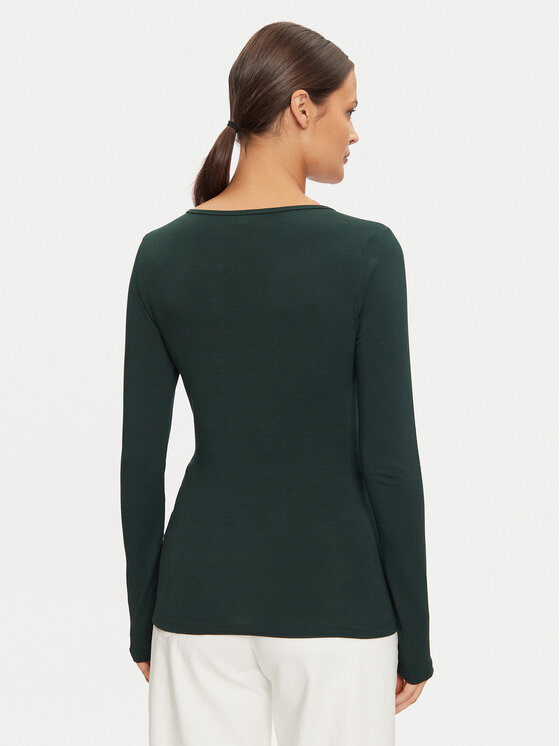 ONLY ONLY Bluza 15204712 Zelena Stretch Fit