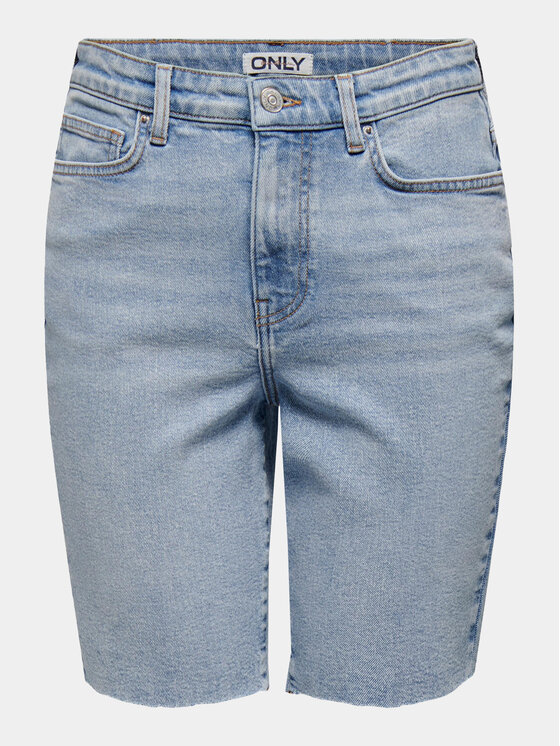 ONLY Jeans kratke hlače Emily 15311259 Modra Straight Fit