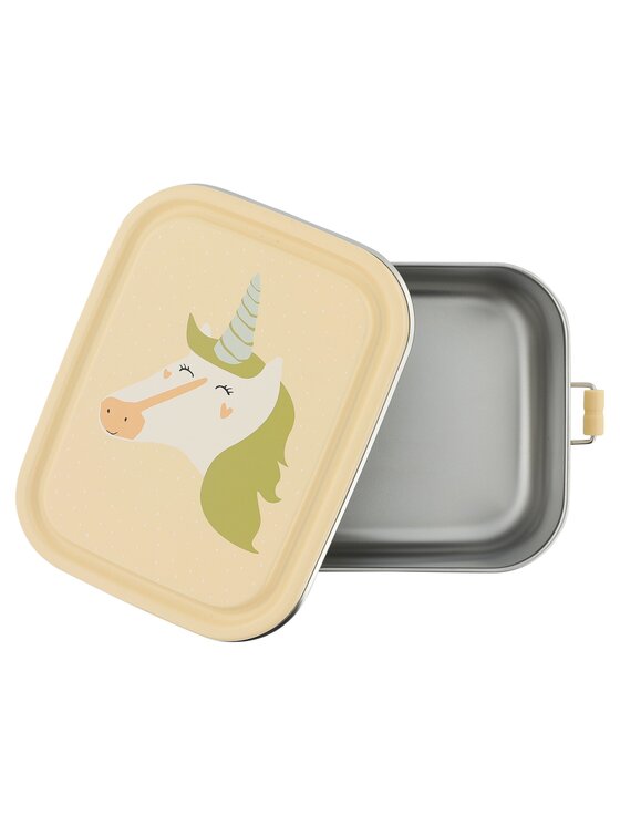 Trixie Baby Trixie Baby Lunchbox Mały stalowy lunch box - Jednorożec Beżowy