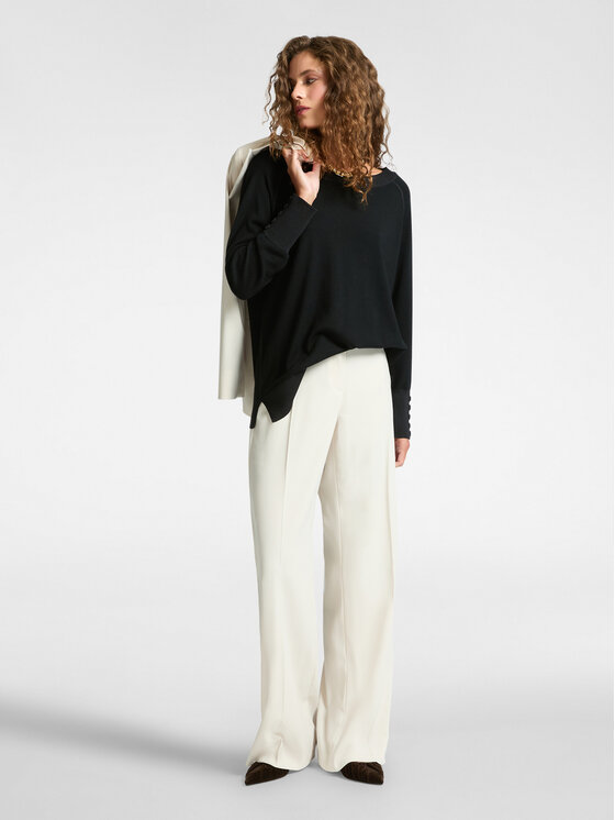 Elena Mirò Elena Mirò Cardigan M477Z000610N033 Nero Boxy Fit