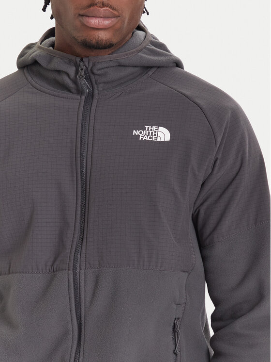 The North Face The North Face Fleecová mikina Glacier NF0A89JJ Šedá Regular Fit