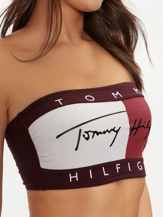 Tommy Hilfiger Tommy Hilfiger Krūšturis bez stīpiņām UW0UW05608 Bordo