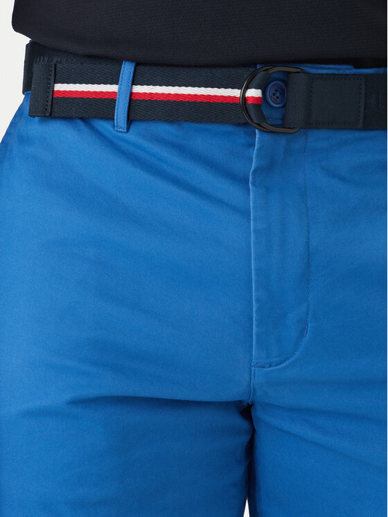 Tommy Hilfiger Tommy Hilfiger Komplektas šortai ir diržas Denton MW0MW42349 Mėlyna Slim Fit