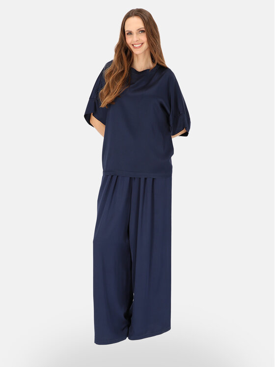 L’AF L’AF Bluzka Sheron Granatowy Loose Fit