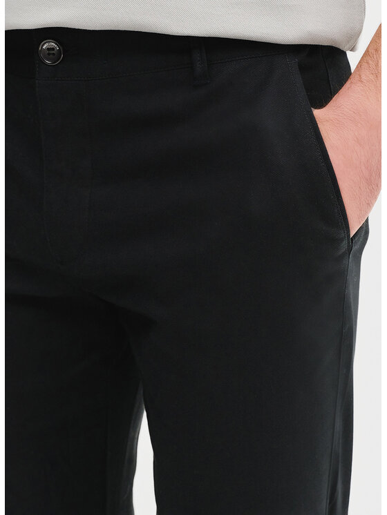 Pako Lorente Pako Lorente Spodnie materiałowe P25SF-WX-012 Czarny Classic Fit