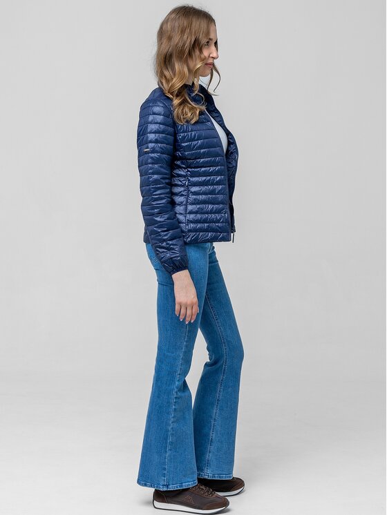Perso Perso Kurtka przejściowa BLE260049F Granatowy Regular Fit