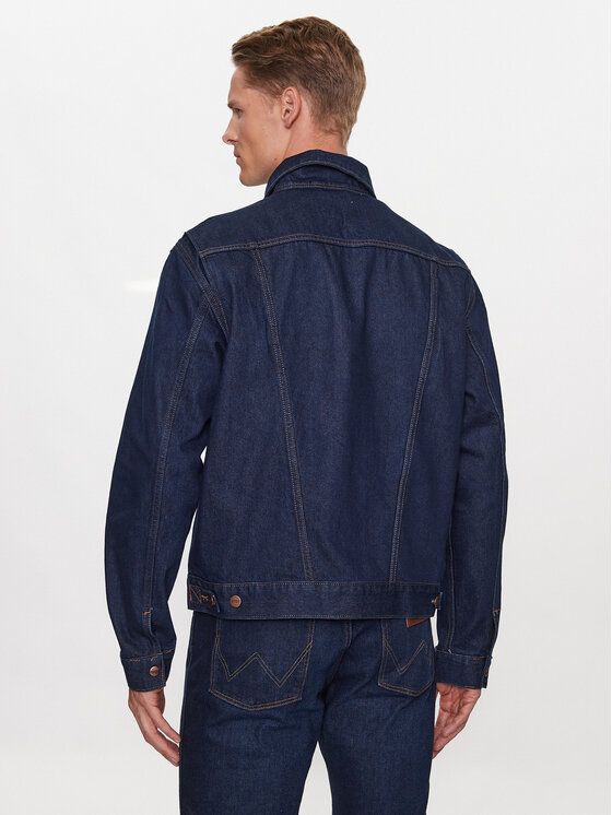 Wrangler Wrangler Giacca di jeans 124Mj 112341042 Blu scuro Regular Fit