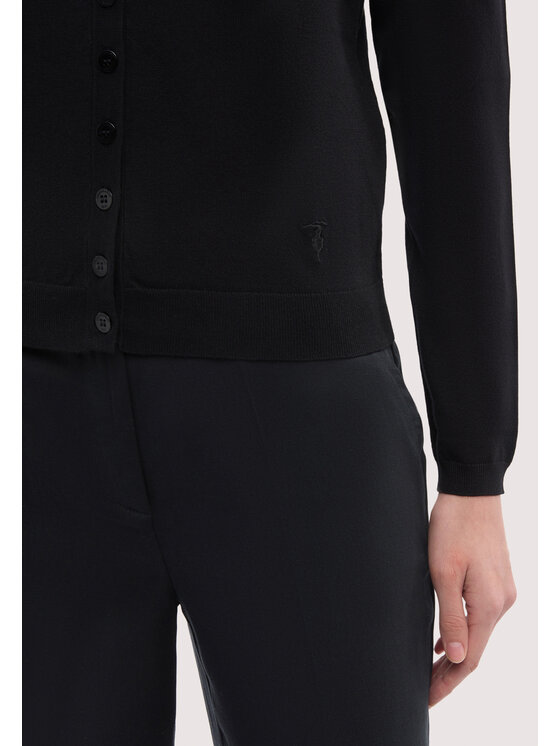Trussardi Trussardi Sweter M7756001195N033 Czarny Regular Fit