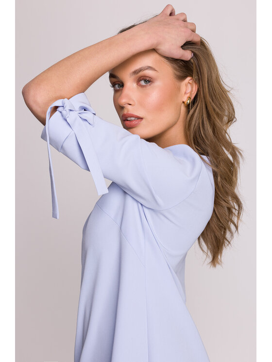 Stylove Stylove Večerní šaty S393 Světle modrá Premium Fit