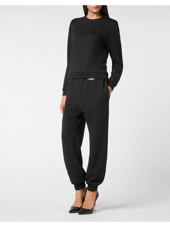 PHILIPP PLEIN PHILIPP PLEIN Bluza 5057 Czarny Regular Fit