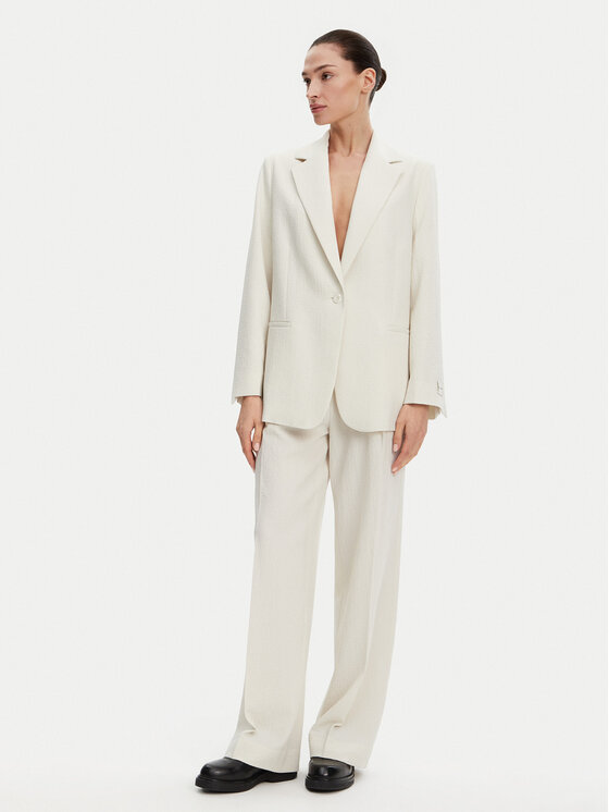 Calvin Klein Calvin Klein Spodnie palazzo K20K208217 Beżowy Wide Leg