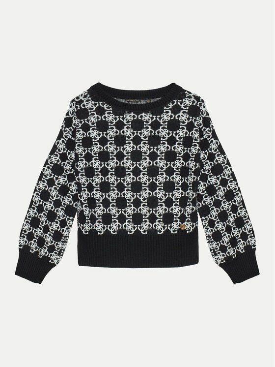Dziewczęcy Sweter Guess, Rozmiar 10Y, Czarny, J4BR04 Z3K10