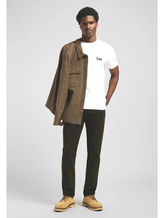 Lee Lee Pantaloni di tessuto RIDER Verde Slim Fit