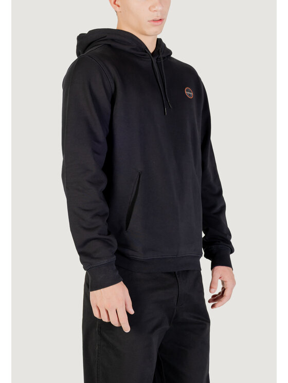 Napapijri Napapijri Μπλούζα B-BADGE H Μαύρο Casual Fit