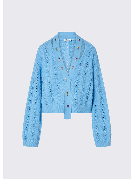 Liu Jo Liu Jo Cardigan WF6091MS05164120 Azzurro chiaro Regular Fit