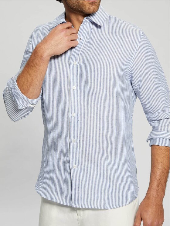 Guess Guess Camicia 163367 Blu Classic Fit