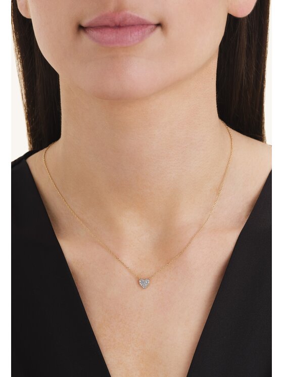 Rosefield Rosefield Naszyjnik DIAMOND HEARTS Złoty