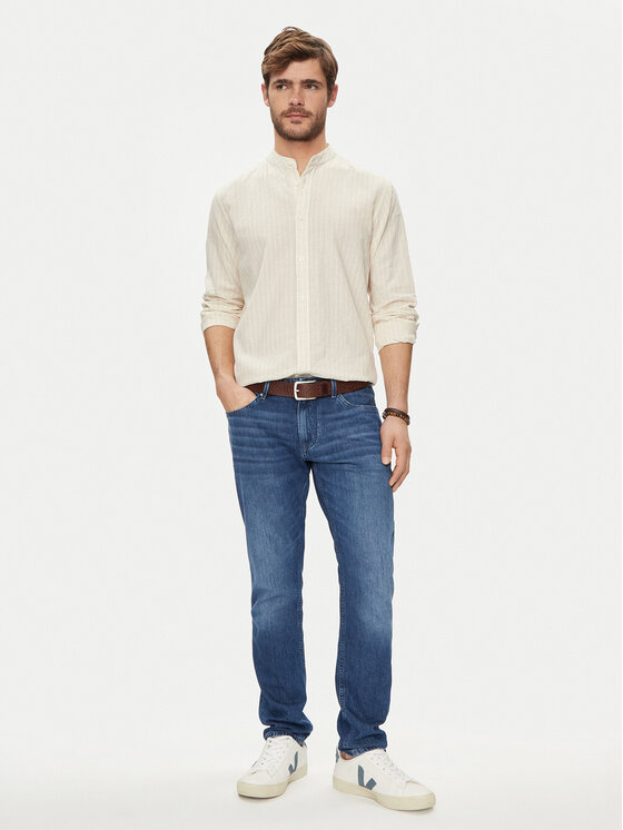 Pepe Jeans Pepe Jeans Koszula Pamphill PM308499 Beżowy Regular Fit