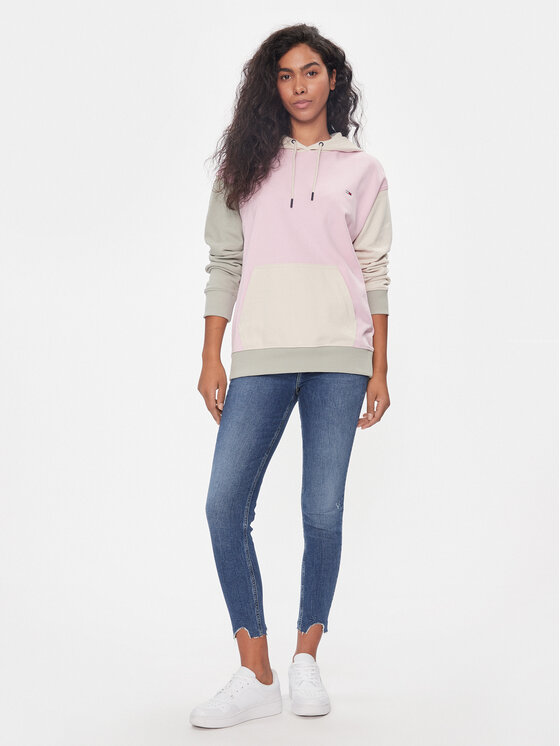 Tommy Jeans Tommy Jeans Bluza DW0DW16908 Różowy Relaxed Fit