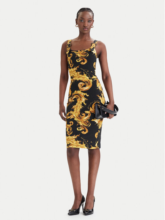 Versace Jeans Couture Versace Jeans Couture Igapäevane kleit 80HAO943 JS550 Must Slim Fit