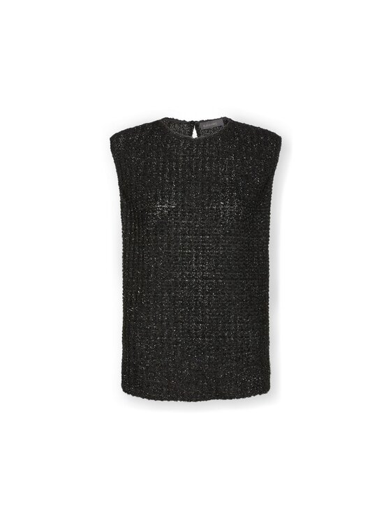 Elena Mirò Elena Mirò Top D004E000028N033 Czarny Boxy Fit