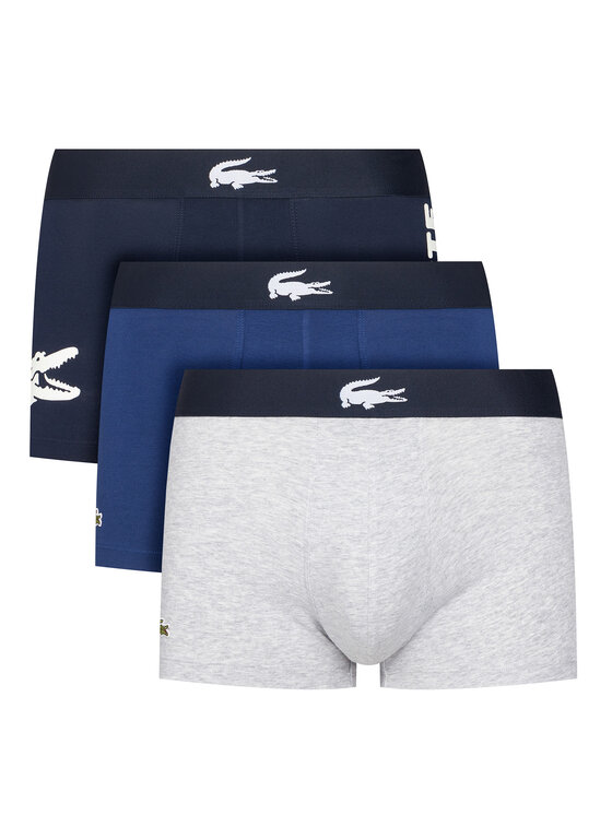 Lacoste Komplet 3 par bokserek 5H1803 Kolorowy