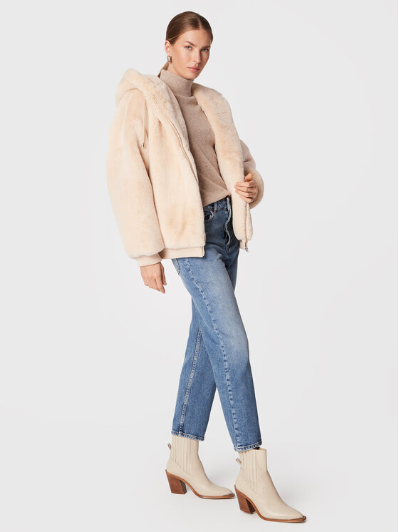 Ba&sh Ba&sh Pelliccia Wallace 1H22WALL Écru Oversize
