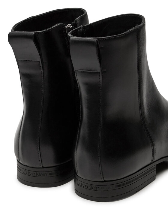 Calvin Klein Calvin Klein Μποτίνια Boot W/ Zip Lth HM0HM01501 Μαύρο