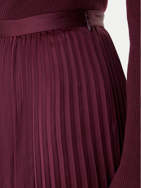 BOSS BOSS Faltenrock Velacey 50546594 Violett Regular Fit