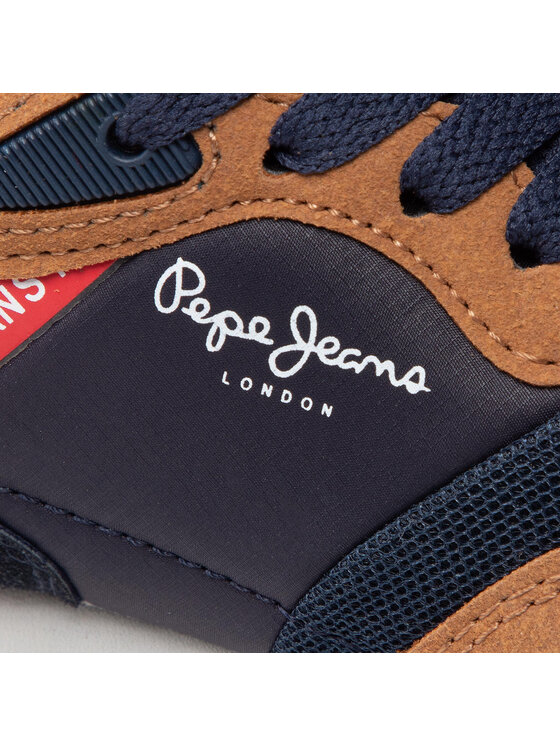 Pepe Jeans Pepe Jeans Tenisice London One Basic B PBS30540 Tamnoplava