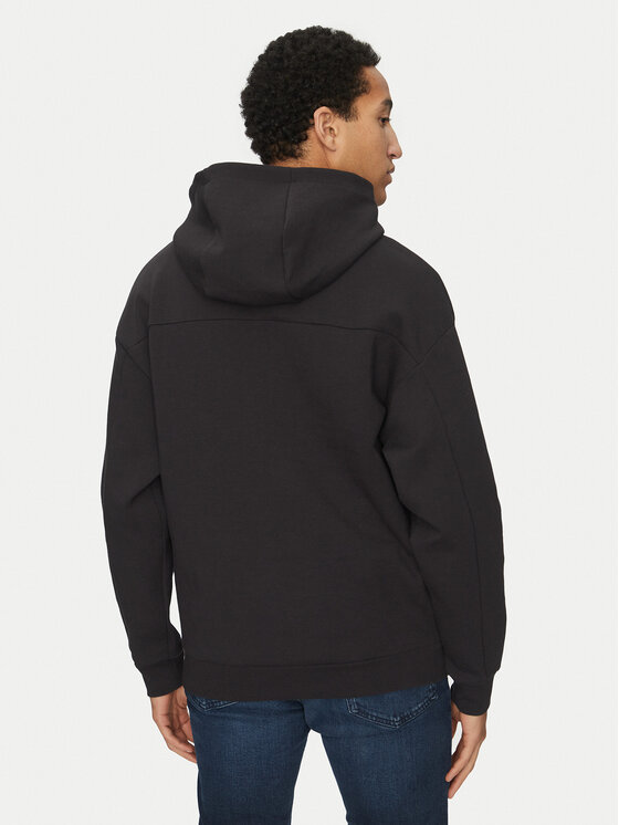 HUGO HUGO Felpa Debostaco 50530191 Nero Relaxed Fit